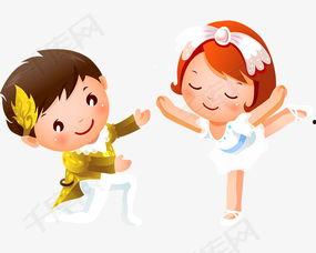 欧美动画小人跳舞图片